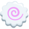 Fish Cake With Swirl emoji on Messenger